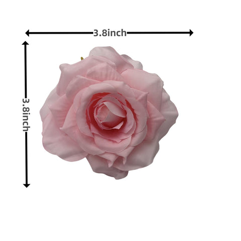GrainBuds pink rose head with detachable stem for versatile DIY bouquets.