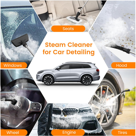 Granarbol pressurized steam cleaner chemical-free cleaning with water steam only.