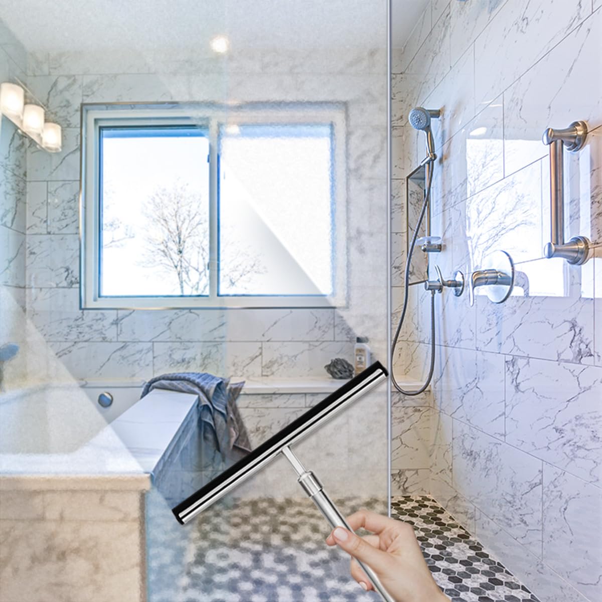 Grand Fusion waterproof adhesive hook keeps the tool ready and dry