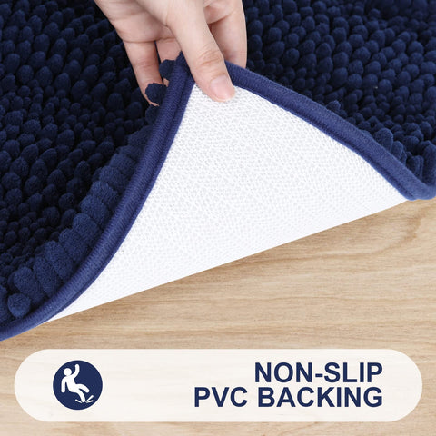 Grandaily machine-washable bathroom rug for easy, low-maintenance cleaning.