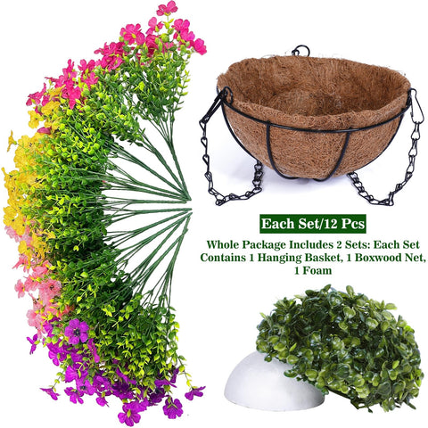 Grandeal hanging planter balls included for stable display in windy weather