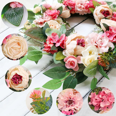 Grandeal indoor-outdoor wreath suitable for door, wall, or window