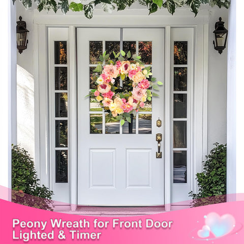 Grandeal timer wreath enables 18h on, 6h off operation