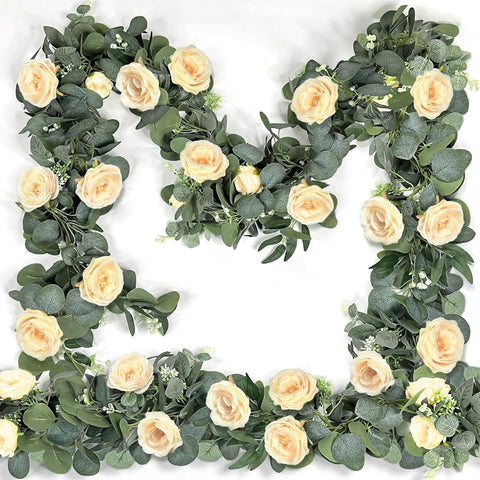 Grandeal two-pack spring garlands for lush wedding backdrops.