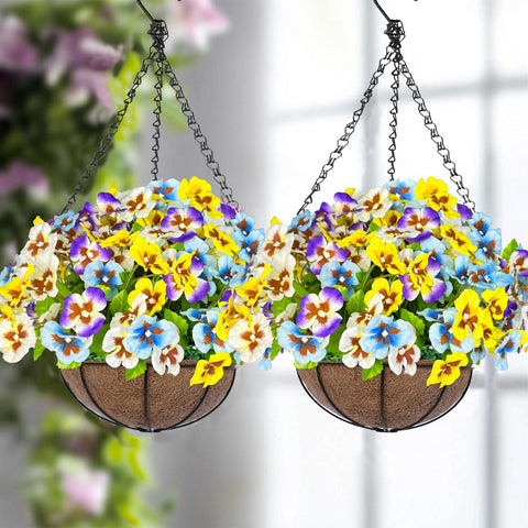 Grandeal UV resistant outdoor flowers stay vibrant in sun and rain.