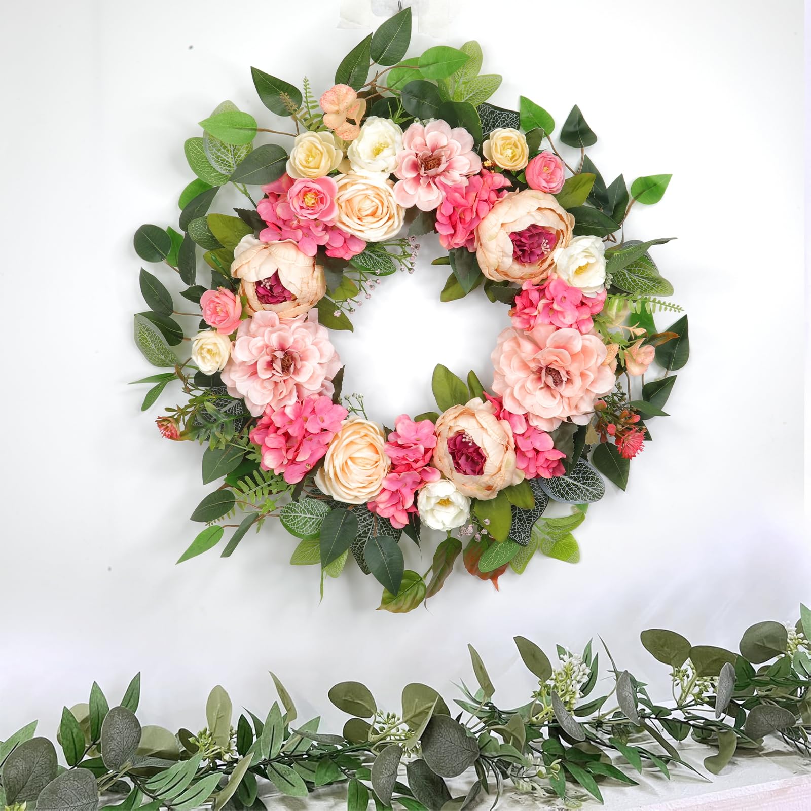 Grandeal wedding and party decor wreath adds romantic charm