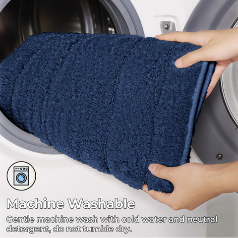 GRANNY SAYS 2-piece set covers tub, shower, and toilet areas.