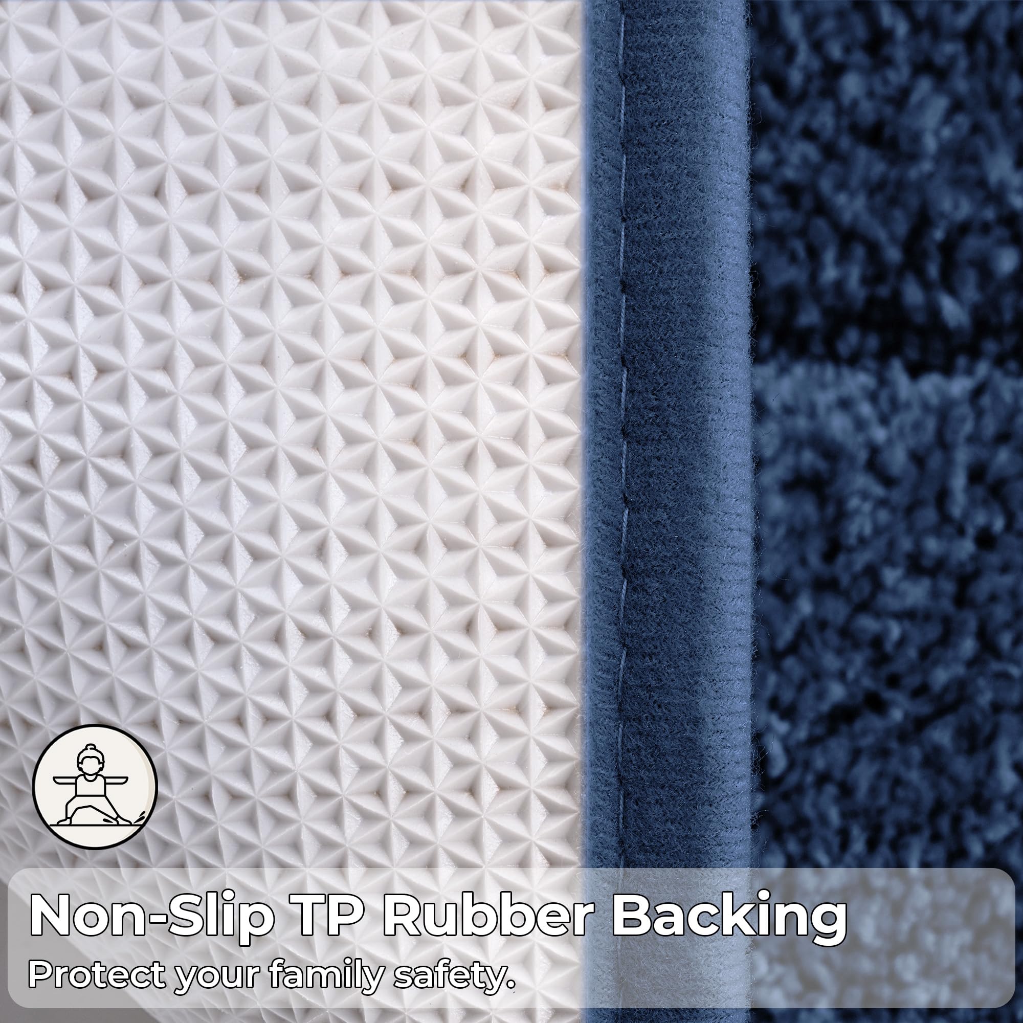 GRANNY SAYS versatile rug set suits bathroom, kitchen, and more.