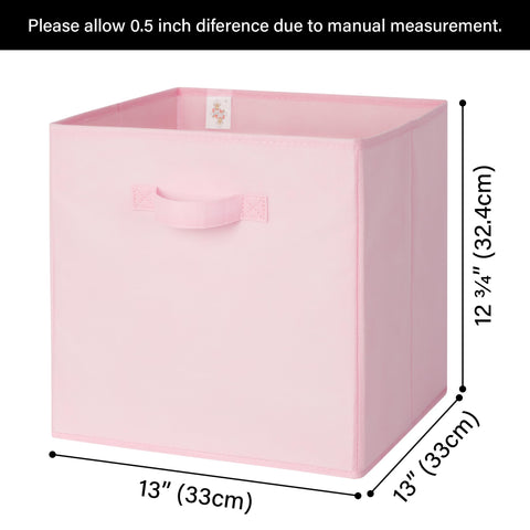 GRANNY SAYS cube storage bin pink for toy organization in playroom