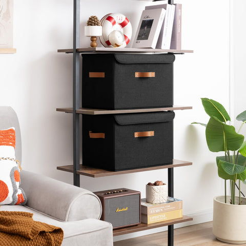 GRANNY SAYS faux linen fabric bin feels durable and lightweight