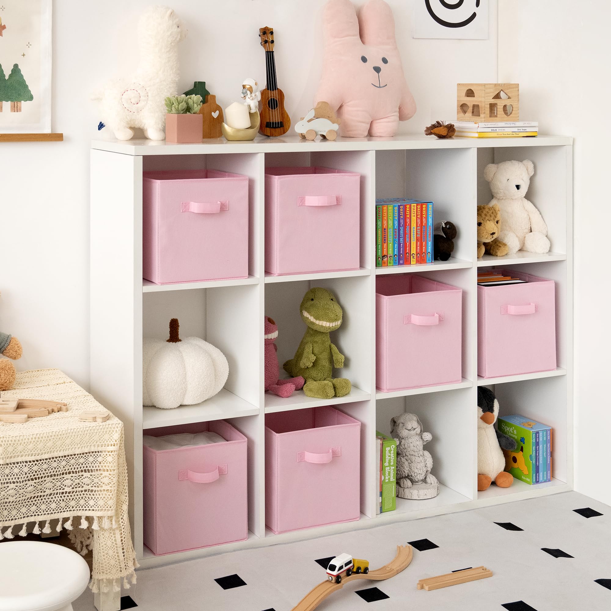 GRANNY SAYS foldable cube storage bin base inside highlights sturdy construction