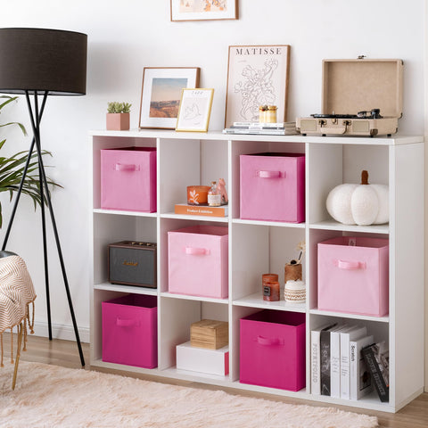 GRANNY SAYS foldable cube storage bin with reinforced handles for easy transport
