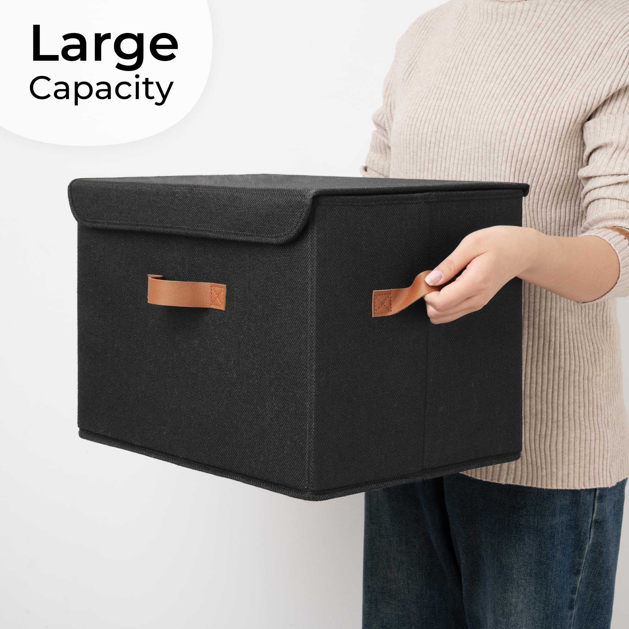 GRANNY SAYS foldable bin collapses flat for compact storage