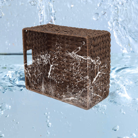 GRANNY SAYS water-resistant wicker bin ideal for bathroom toiletries