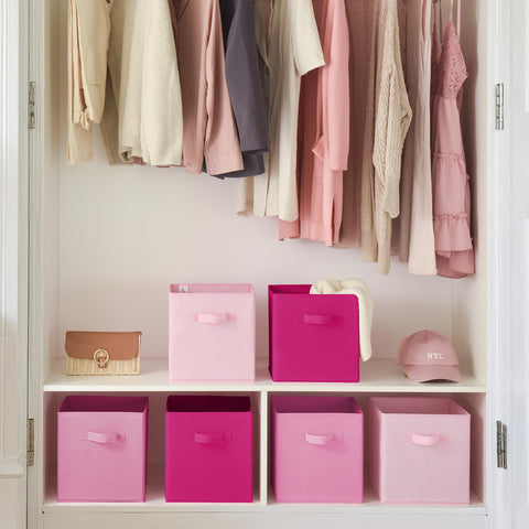 GRANNY SAYS nonwoven fabric storage bin keeps contents breathable and tidy