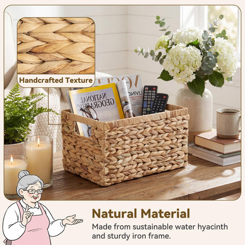 GRANNY SAYS rectangle storage basket ideal for closet shelves and drawers.