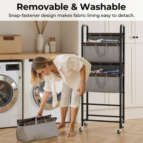 GRANNY SAYS removable washable bags enable easy load carrying