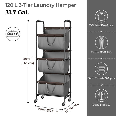 GRANNY SAYS space saving tower design fits narrow laundry areas