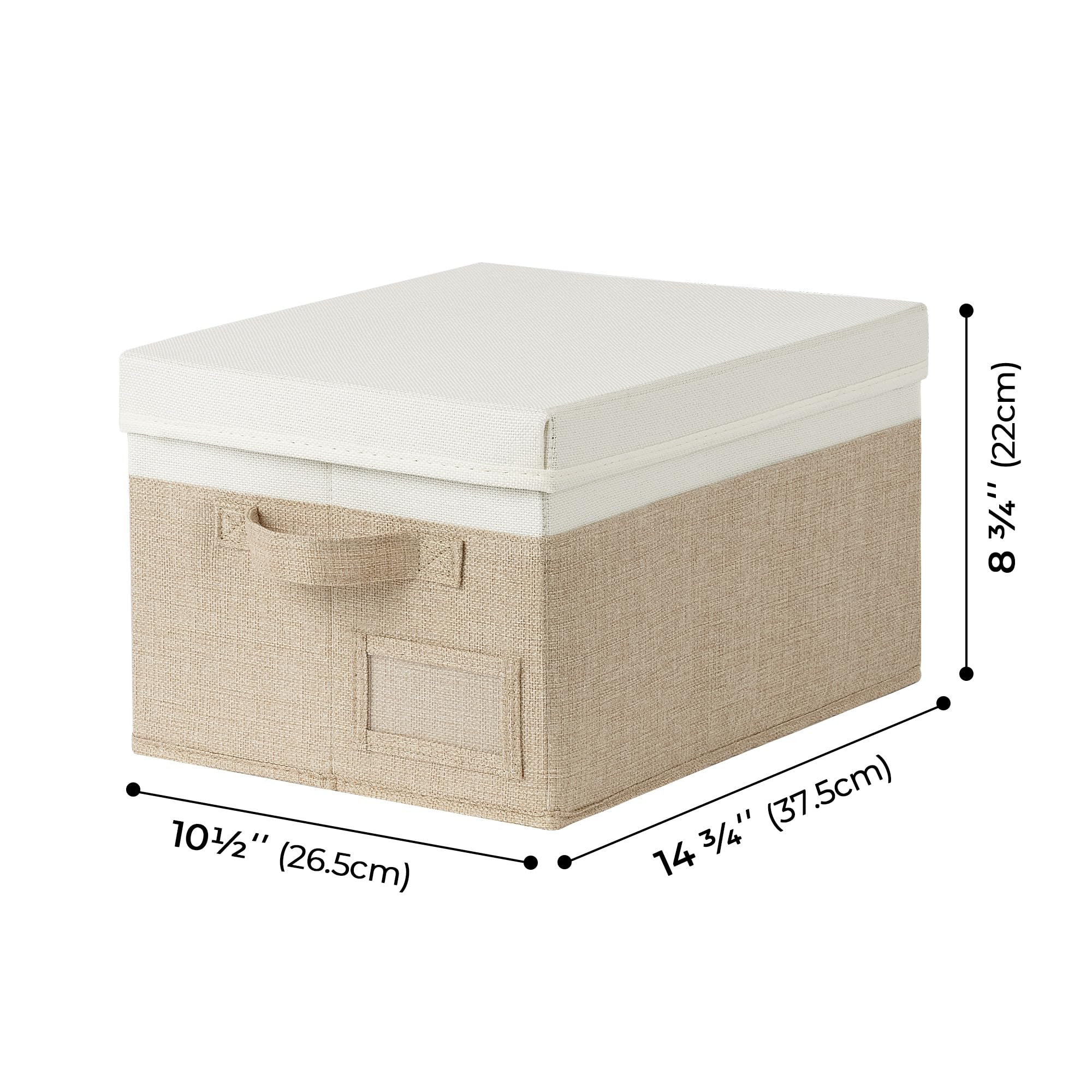 GRANNY SAYS storage basket with lid fits drawers for tidy organization