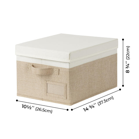 GRANNY SAYS storage basket with lid fits drawers for tidy organization