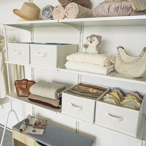 GRANNY SAYS wardrobe organizer fits drawers, shelves, and countertops.