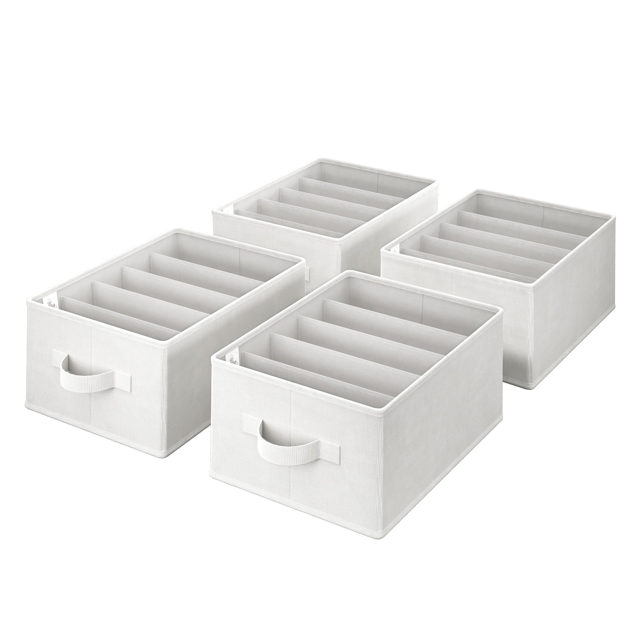 GRANNY SAYS wardrobe organizer five-grid setup for easy pants and tee storage.