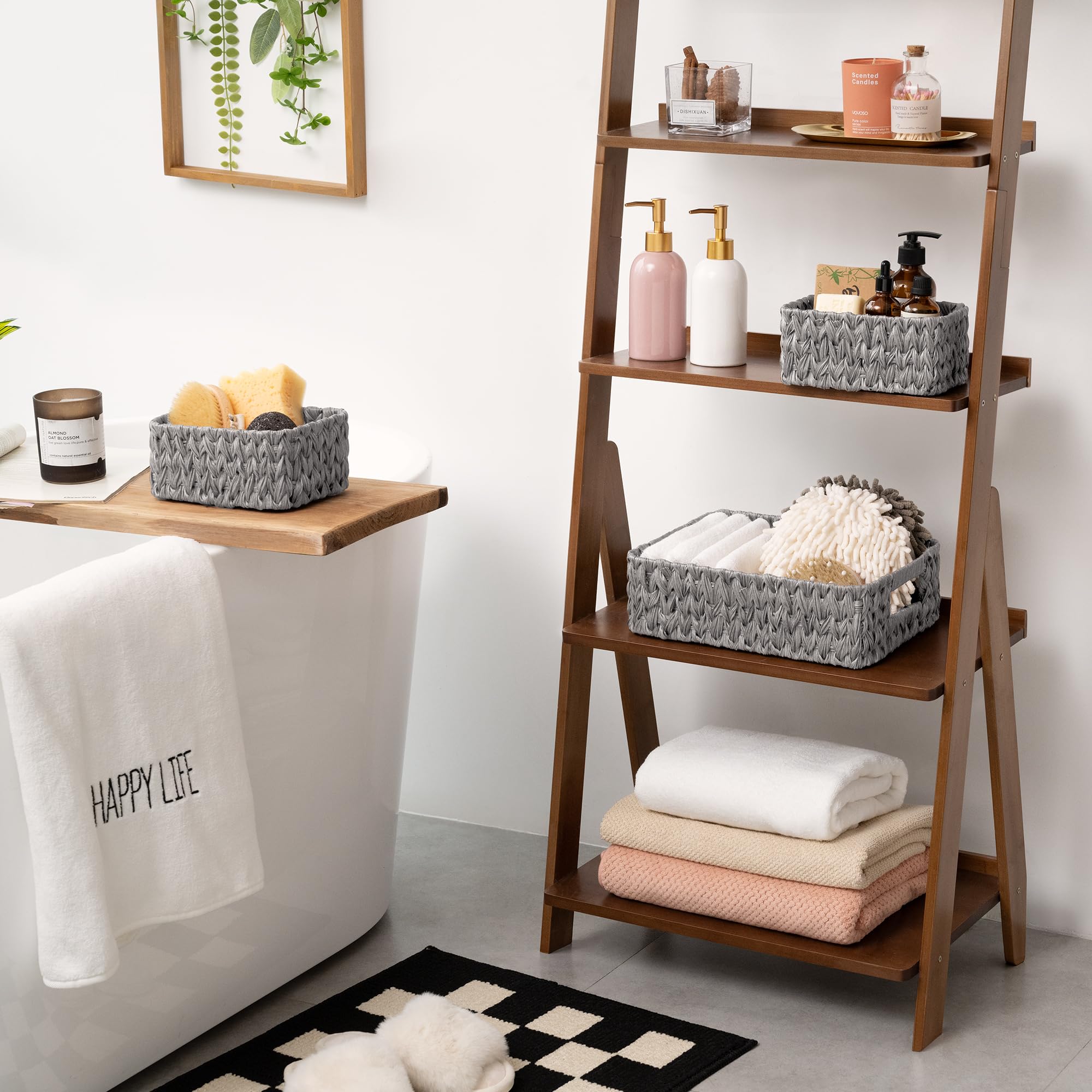 GRANNY SAYS wicker basket small vanity set ideal for cosmetics and accessories