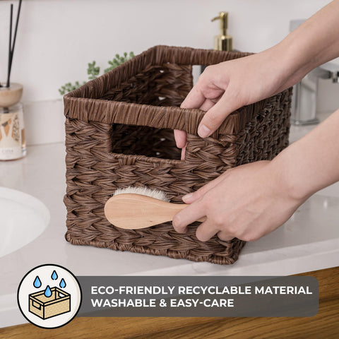 GRANNY SAYS on-shelf storage proves versatile for towels, toys, or snacks.