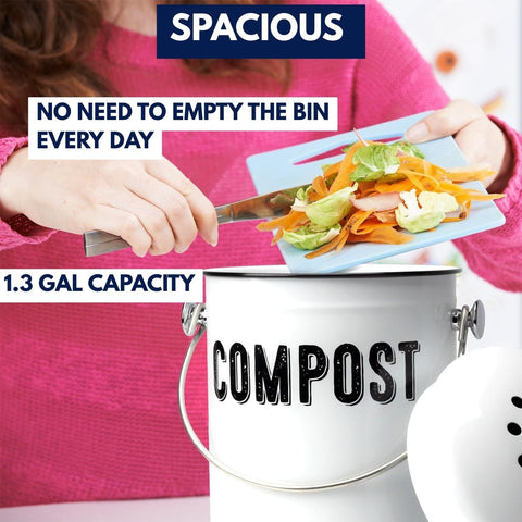 Granrosi charcoal filter component showing odor control during daily kitchen use