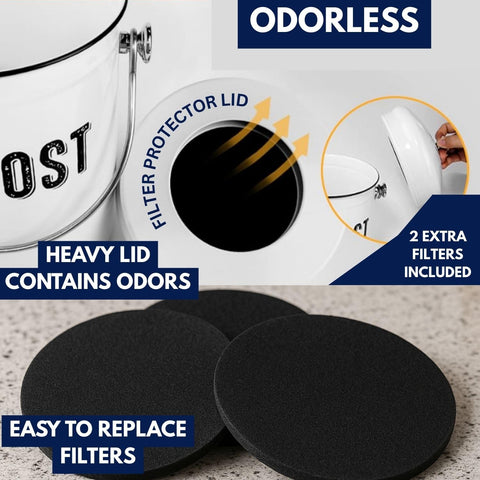 Granrosi replacement filter pack ensuring extended odor protection for months