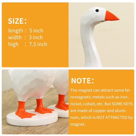 GRAPMKTG handcrafted goose statue doubles as a stylish interior accent.