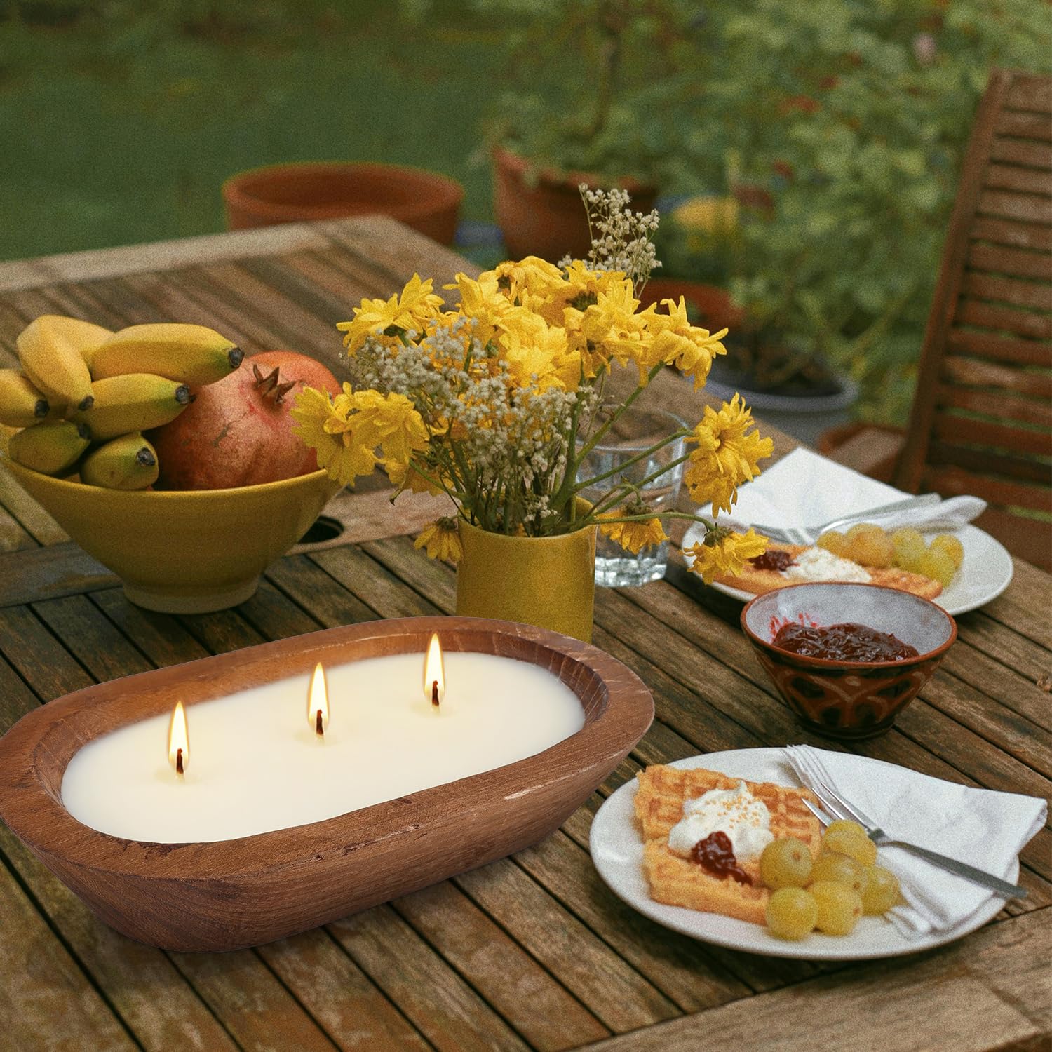 Grcdoyvl citronella candle creates a mindful corner for relaxation
