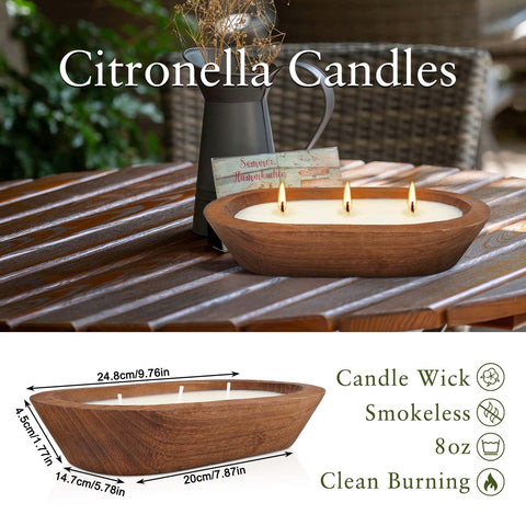 Grcdoyvl citronella candle smokeless design reduces smoke for indoor use