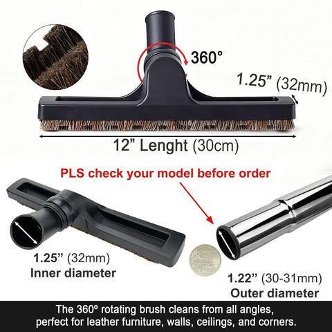 GREAPA 1-7/8 to 1 inch adapter ensures secure hose fit.