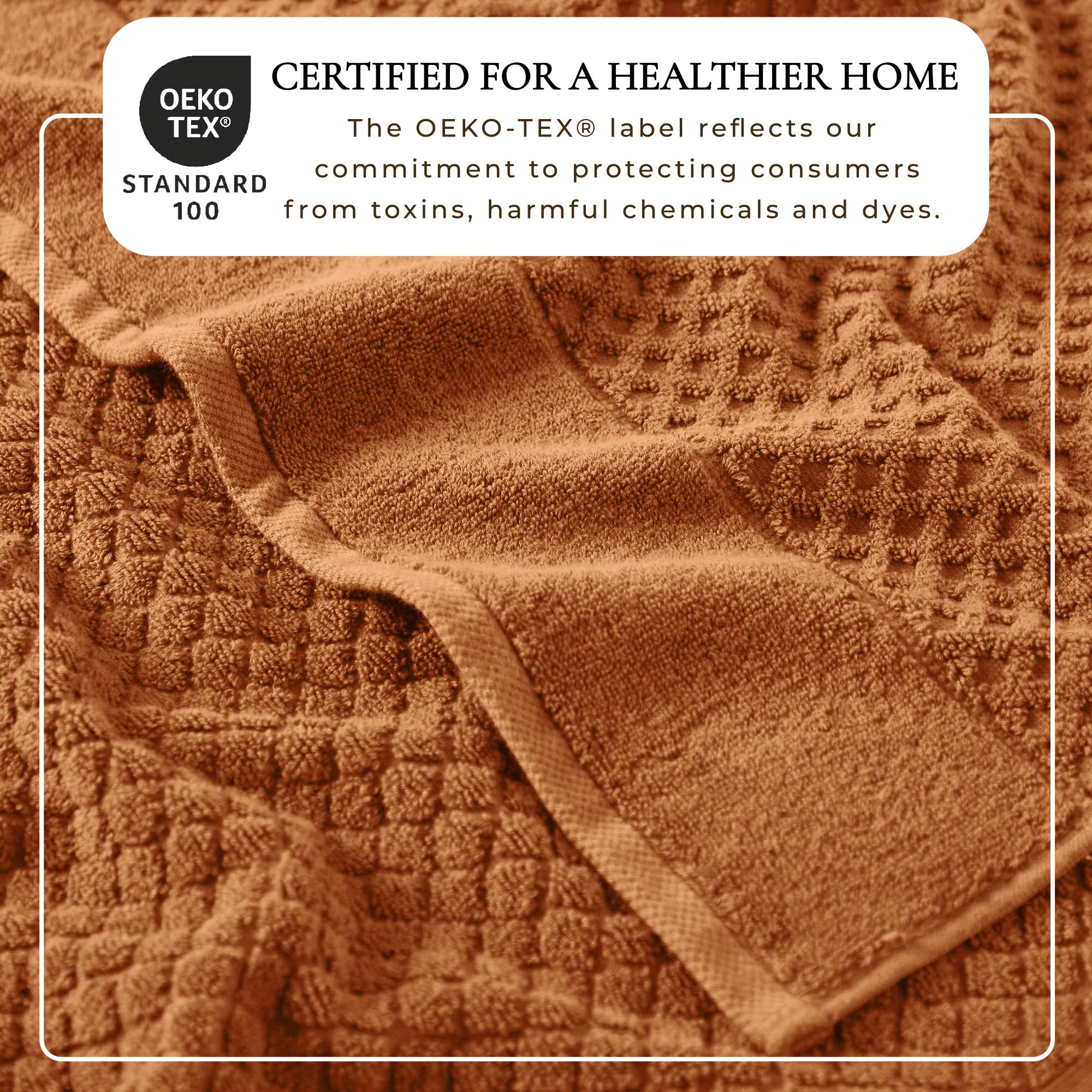 Great Bay Home Bath Towels 54x27: plush absorption for post-shower use.