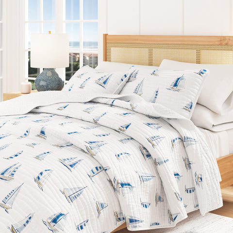 Great Bay Home coastal sham pair—complementary pieces for a cohesive look.