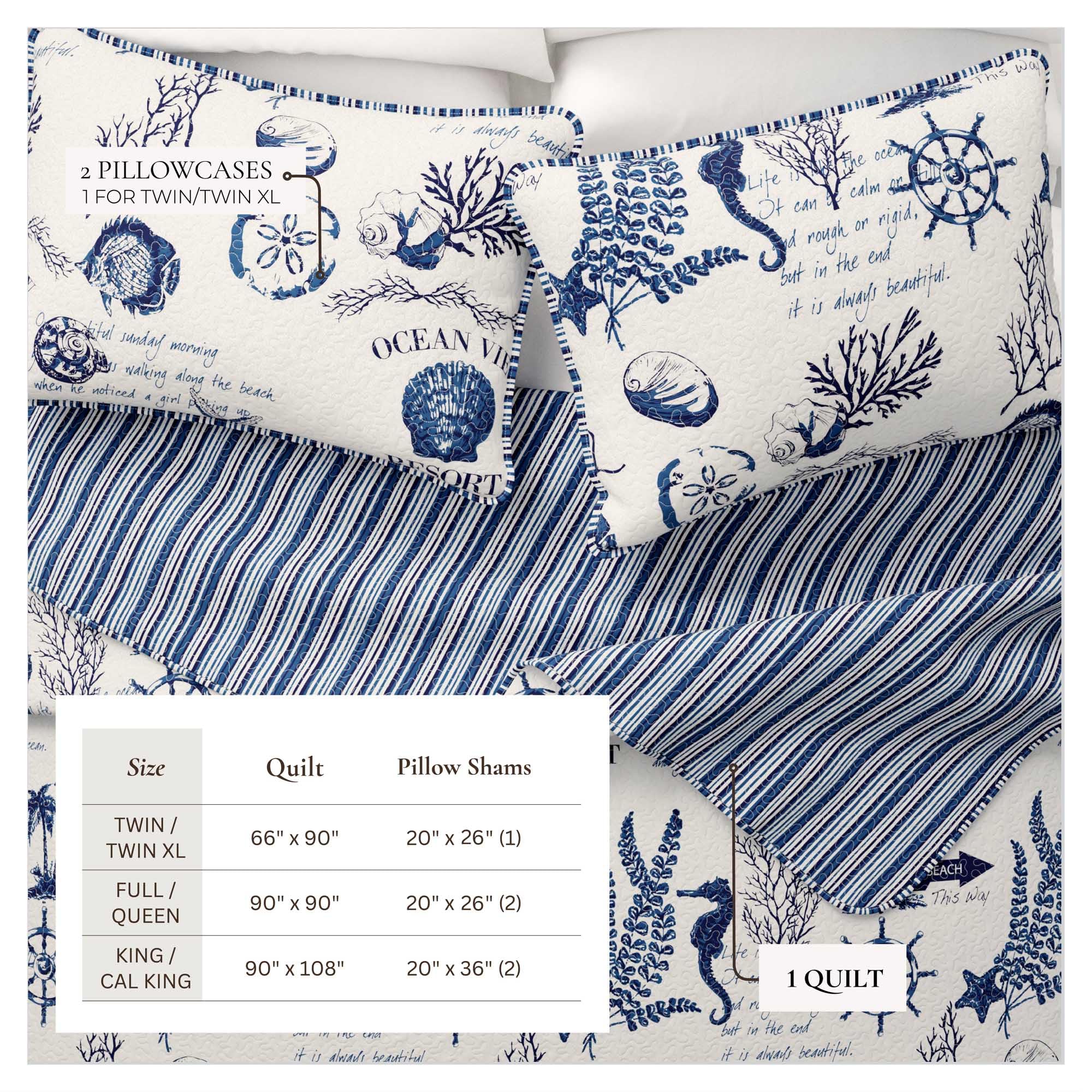 Great Bay Home quilt care: machine washable for easy maintenance.