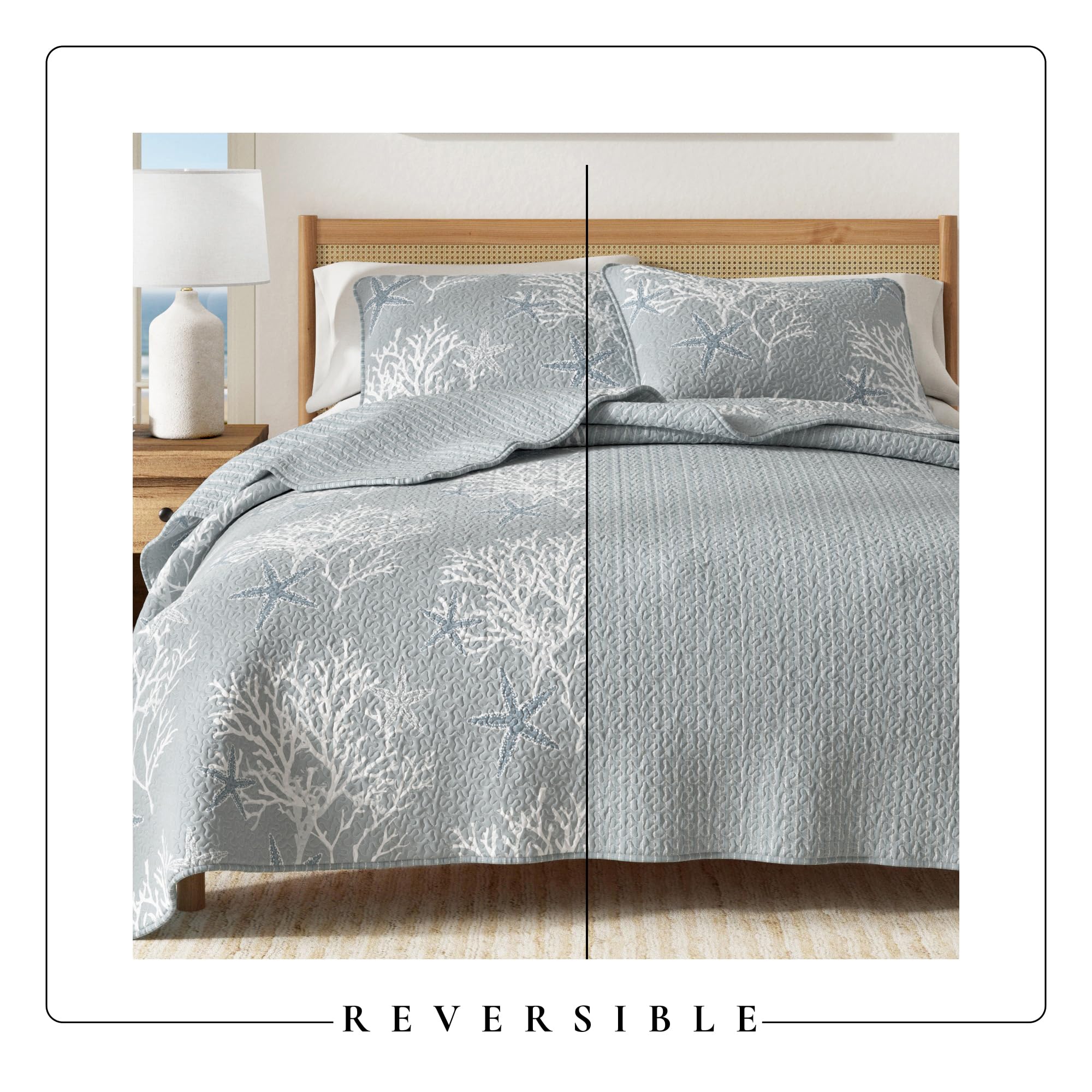 Great Bay Home packaging highlights machine washable care.