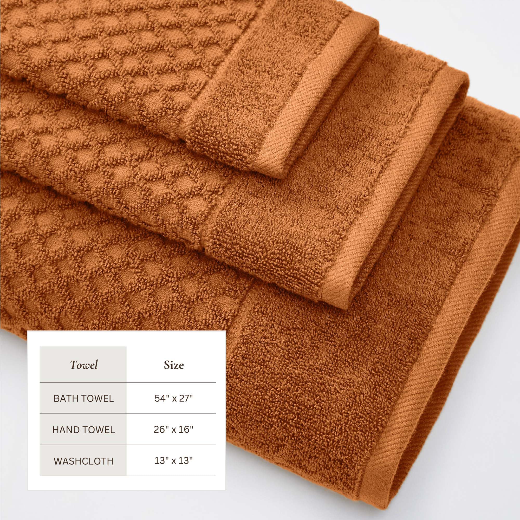Great Bay Home Washcloths 13x13: soft cleansing cloths for daily facial care.