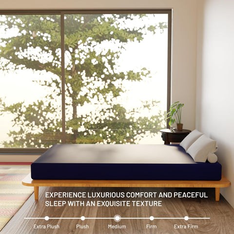 Greaton bed-in-a-box design simplifies setup and transport.