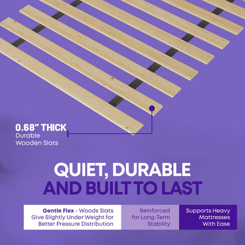Amish-made Greaton slats crafted in the USA for reliable quality