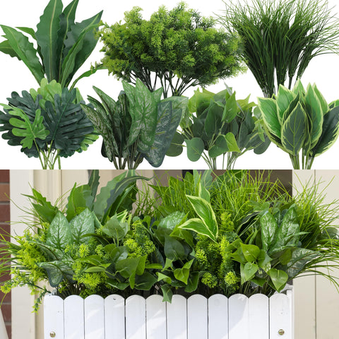Green Moon 18 bundles outdoor plants add natural texture to patios.