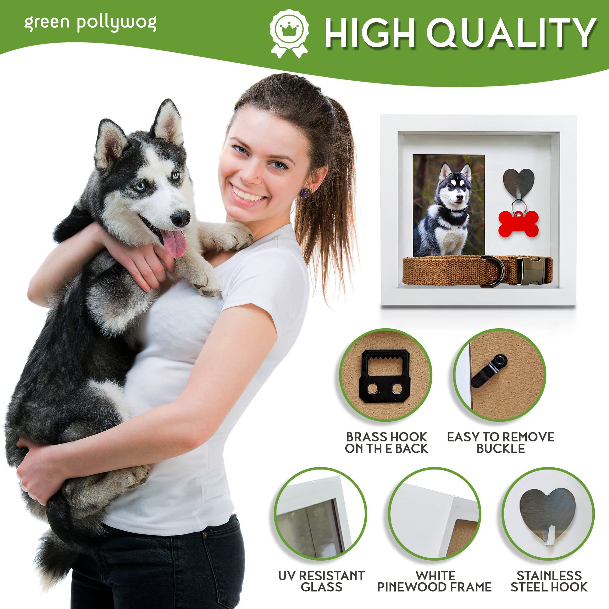 Green Pollywog museum-grade glass protects photos from UV fading