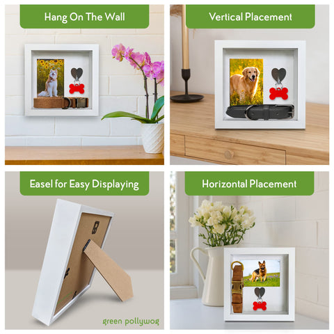 Green Pollywog brass wall mount enables secure wall display