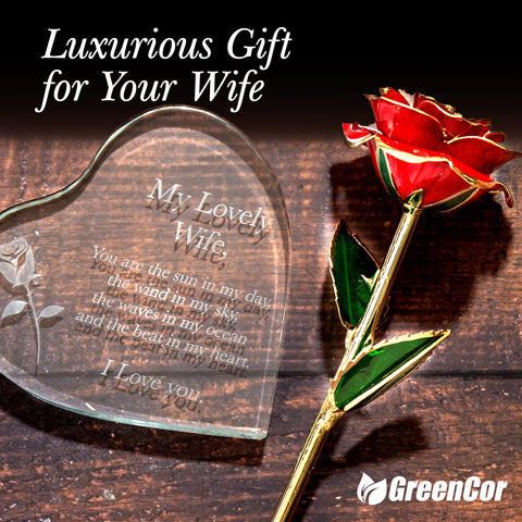 GreenCor crystal heart detail highlighting clear craftsmanship.