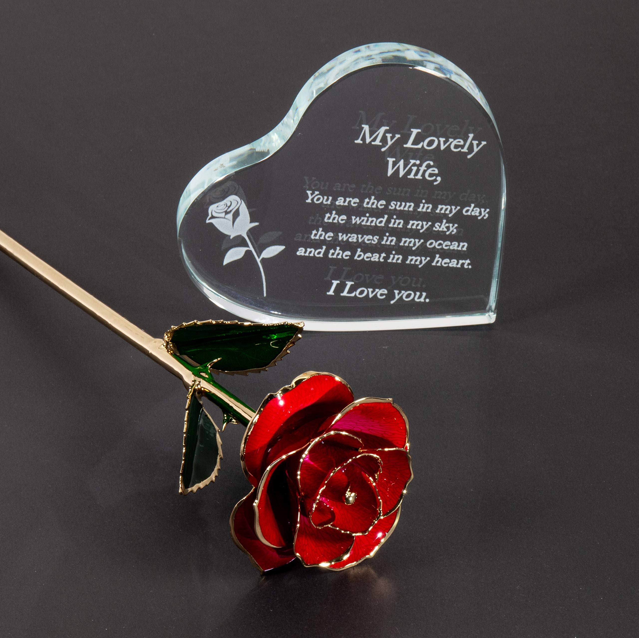 GreenCor rose display stand showcases premium display piece.