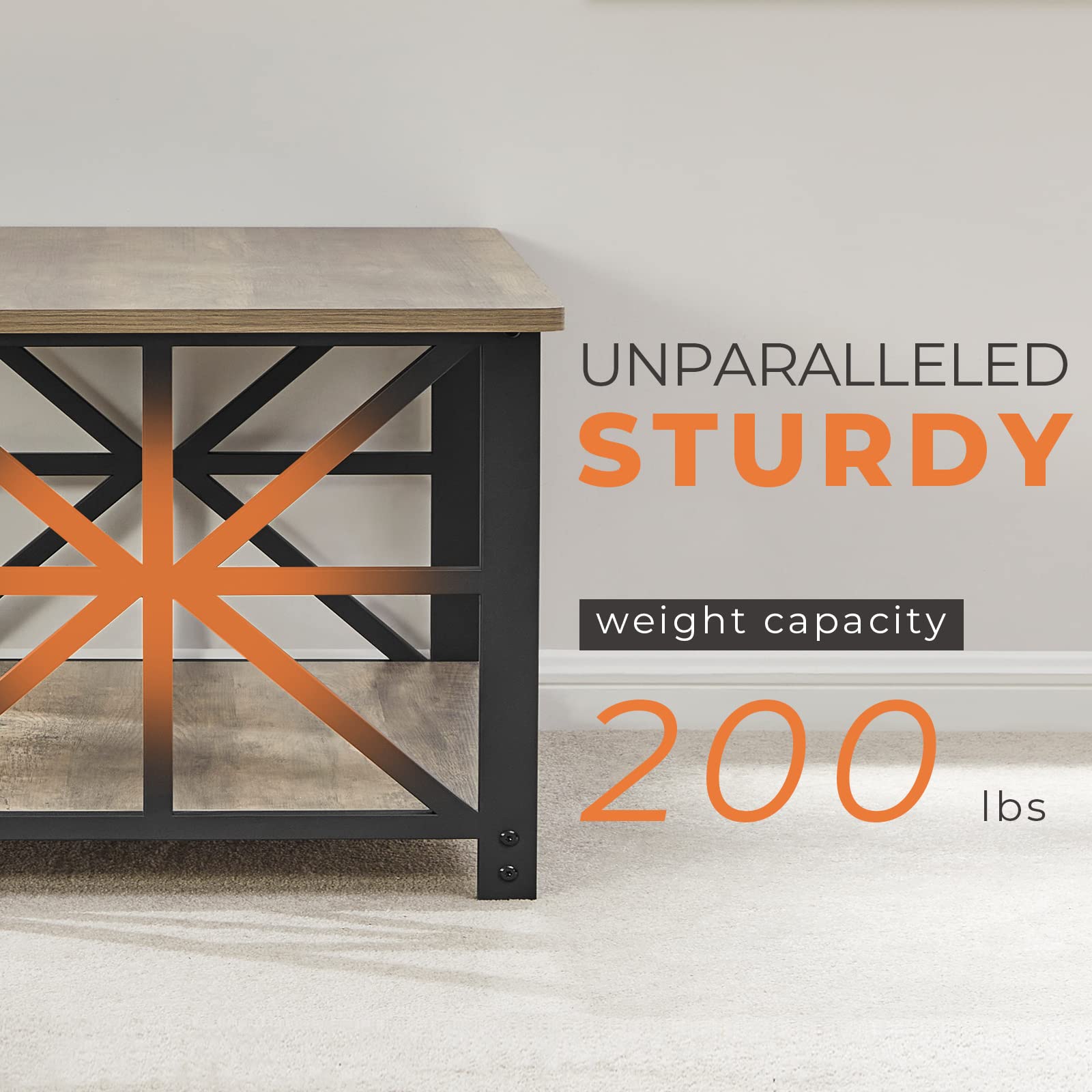 GreenForest X-shaped legs provide sturdy support for daily use
