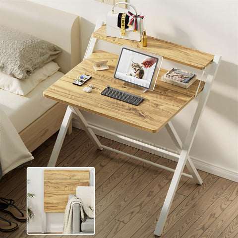 GreenForest foldable desk with lightweight frame for easy movement.