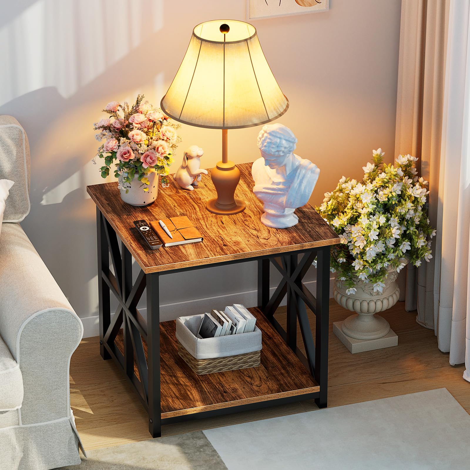 Clear assembly steps for GreenForest end table