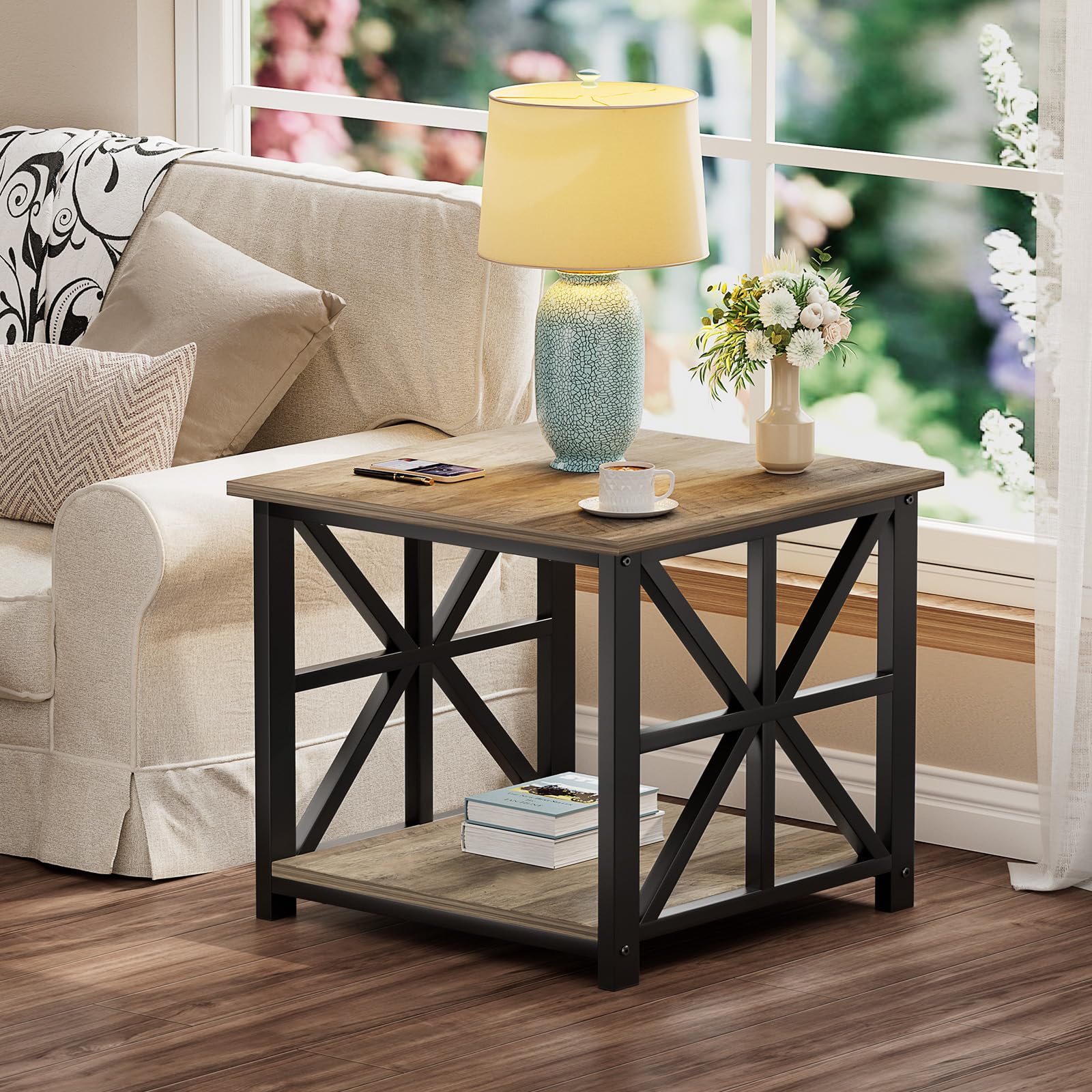 GreenForest end table multipurpose side table and nightstand choice